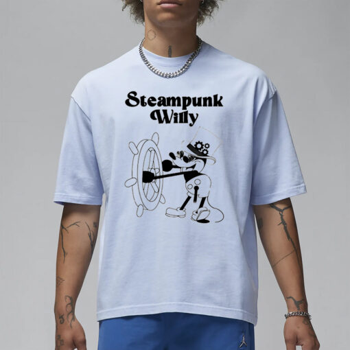 Steampunk Willy Mickey Mouse T-Shirt3