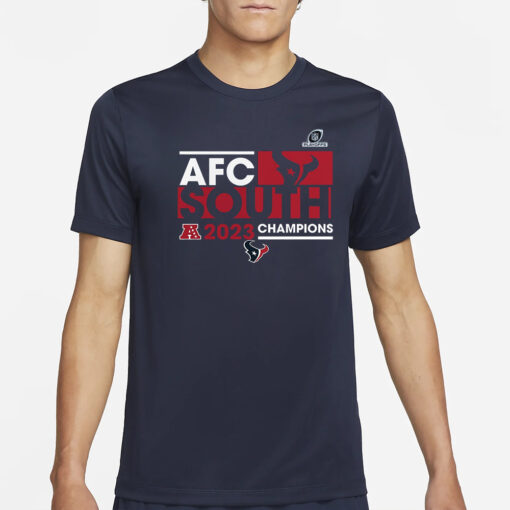 Texans 2023 AFC South Division Champions T-Shirt4