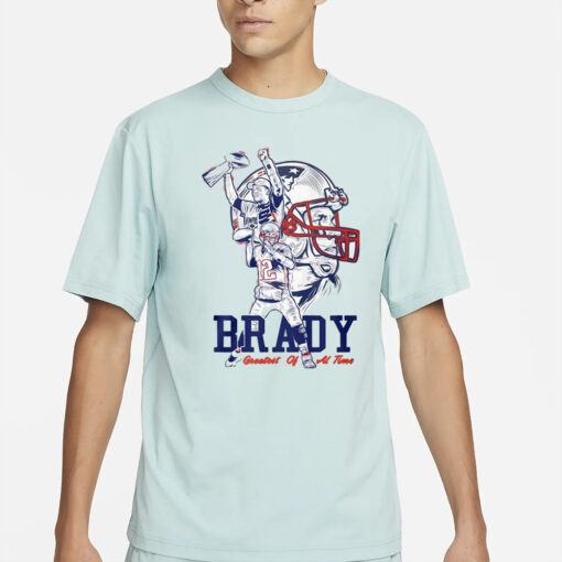 Tom Brady Greatest of all time T-Shirt2