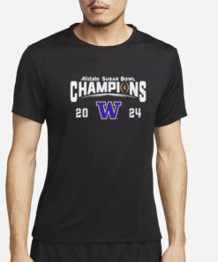 Washington Huskies Top of the World College Football Playoff 2024 Sugar Bowl Champions T-Shirt4